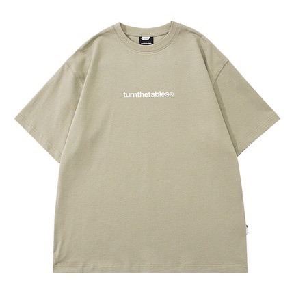 Turnthetables 中間小字 重磅 日系 大地色 LOGO  短袖 短Tee 短T 店內價 【PS中壢】-規格圖9