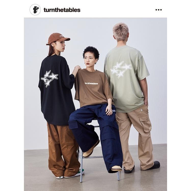 Turnthetables 260克重 美式復古 星星 LOGO 短袖 短T 店內價 【PS中壢】-細節圖2