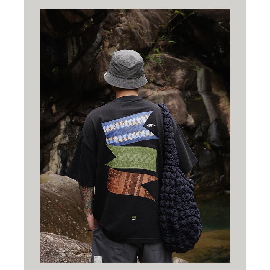 UNBENT 23SS 2.0 旗幟 彩標 印花 短袖 短T 【PS中壢】-細節圖9