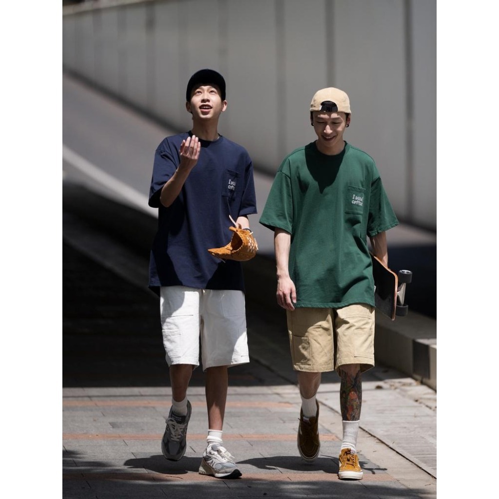 BELLKEN IDEA I need coffee 口袋 刺繡 短袖 短T 上衣  店內價 【PS中壢】-細節圖3