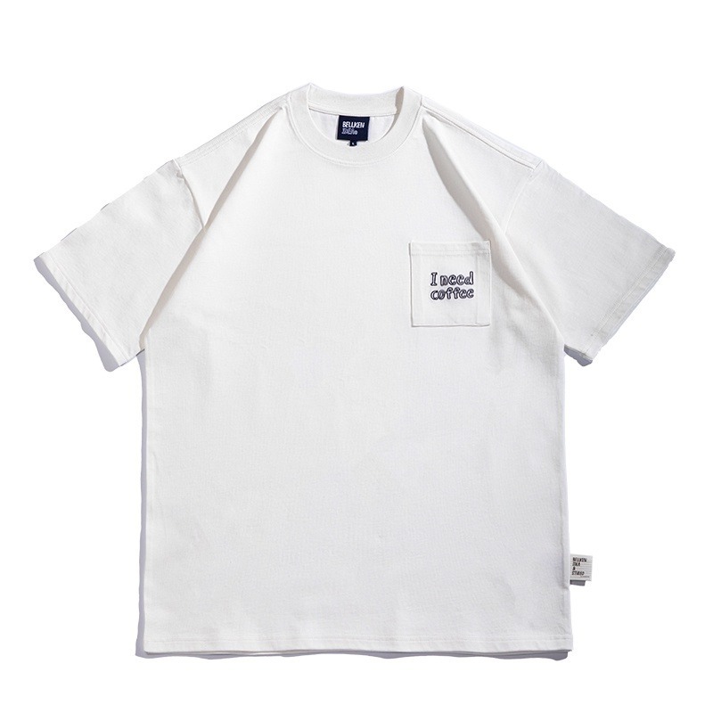 BELLKEN IDEA I need coffee 口袋 刺繡 短袖 短T 上衣  店內價 【PS中壢】-規格圖6