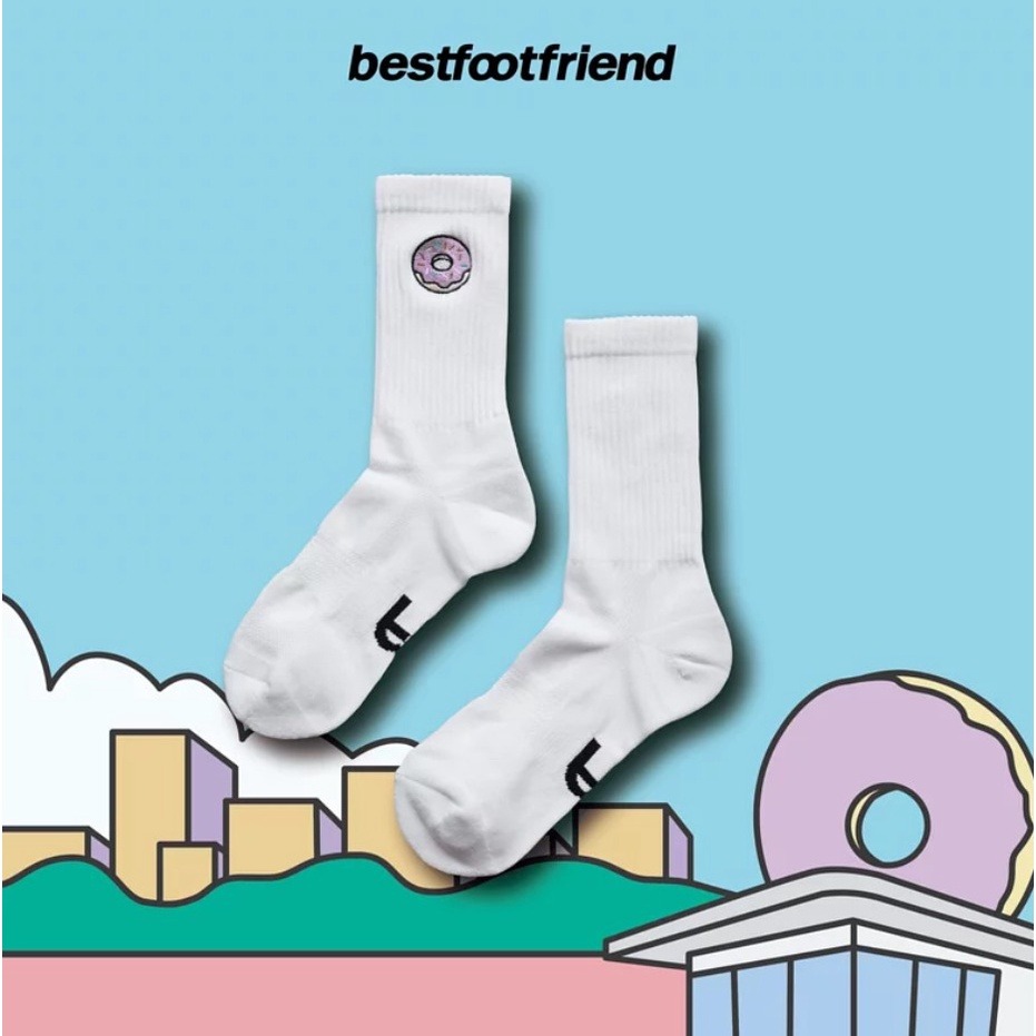 BEST FOOT FRIEND /BFF襪 美式 甜甜圈 襪 長襪 【PS中壢】-規格圖9