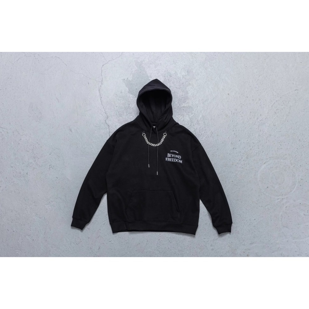 KILLASYSTEM 22F/W BEYOND FREEDOM CHAIN 帽T 店內價 【PS中壢】-規格圖1