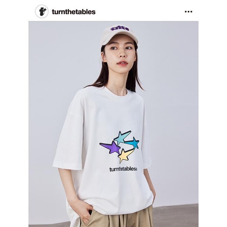 Turnthetables 彩色星星 字母 短袖 短T 店內價 【PS中壢】-細節圖2