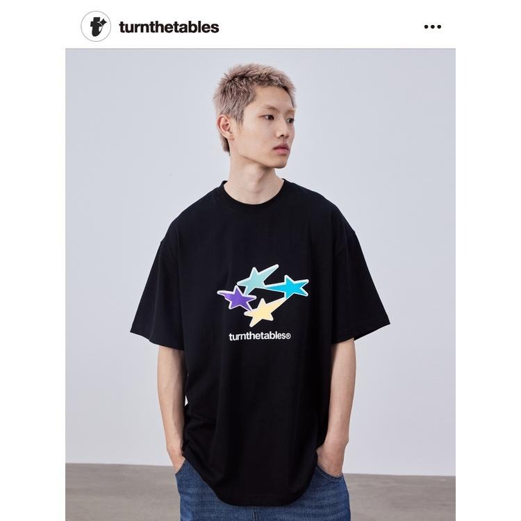 Turnthetables 彩色星星 字母 短袖 短T 店內價 【PS中壢】-細節圖3