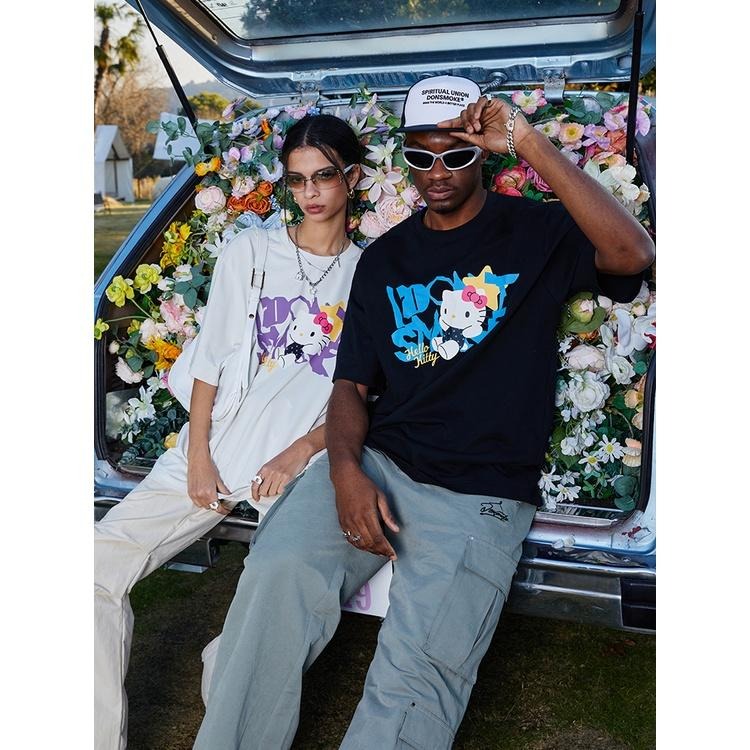 DONSMOKE 三麗鷗聯名 hello kitty 短袖 T恤 I Don’t Smoke 【PS中壢】-細節圖4