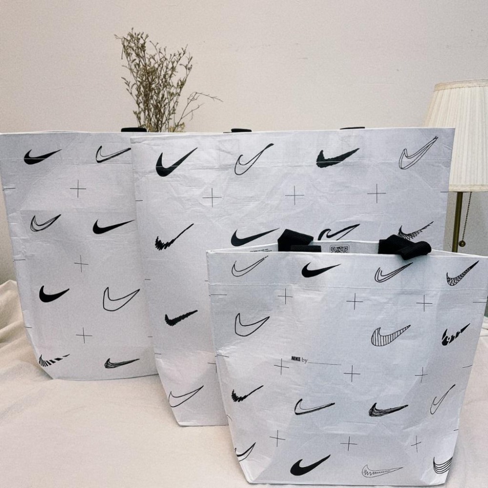 NIKE 上海限定 滿版提袋 購物袋【PS中壢】-細節圖5