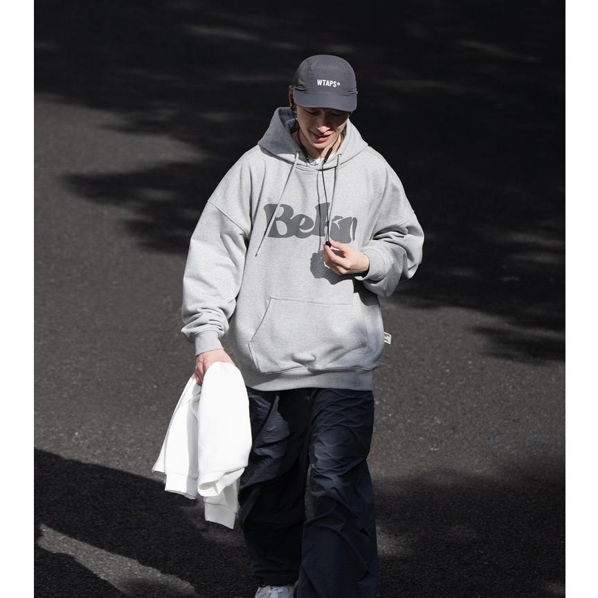 BELLKEN IDEA  440G 重磅 廓形 字母 簡約 長袖 帽T 店內價 【PS中壢】-細節圖2