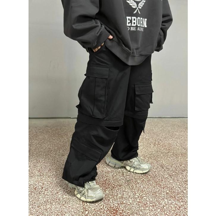 FASHION KILLA  MULTI POCKET 2 IN 1 PANTS 二合一褲款 長/短可拆換【PS中壢】-細節圖5
