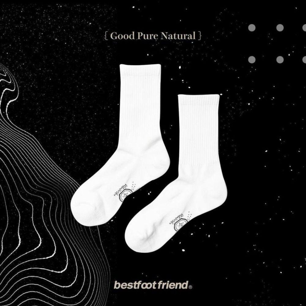 BEST FOOT FRIEND /BFF襪 Good Pure Natural 長襪【PS中壢】-細節圖6