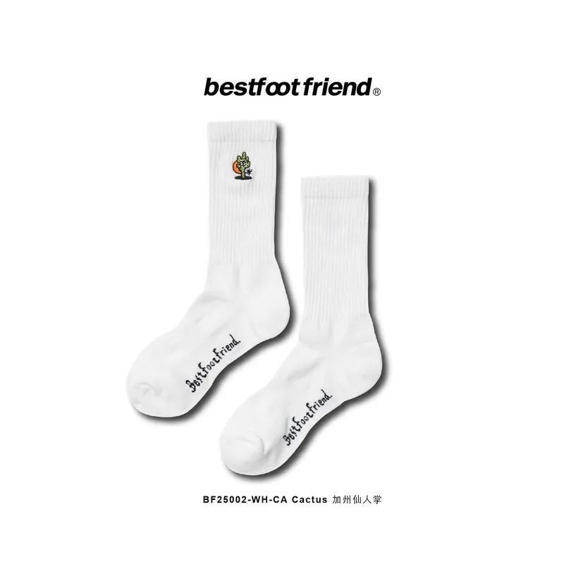 BEST FOOT FRIEND /BFF襪 CA CACTUS 仙人掌 刺繡長襪【PS中壢】-細節圖3