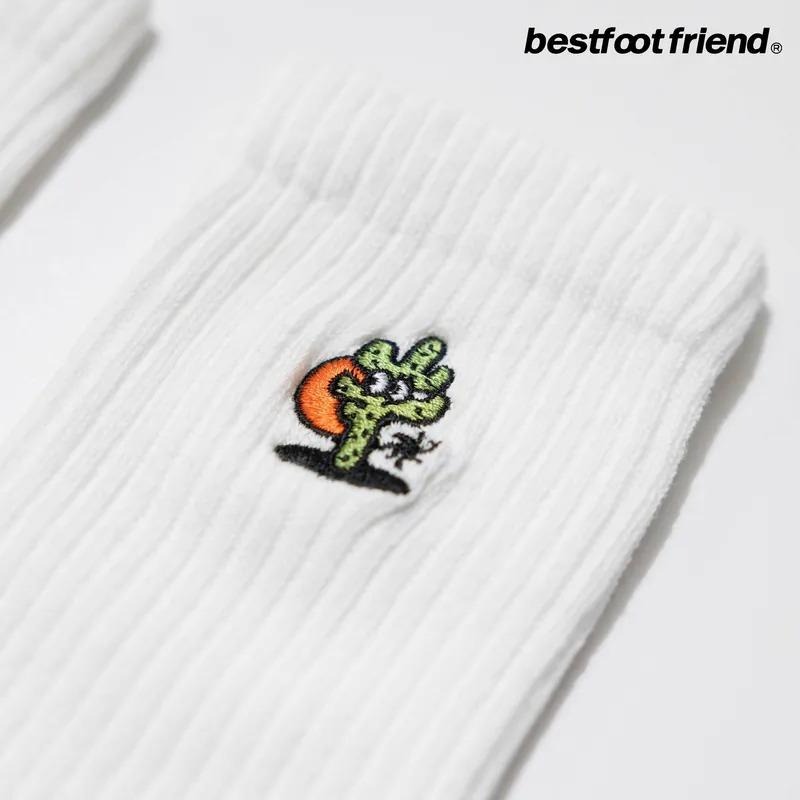 BEST FOOT FRIEND /BFF襪 CA CACTUS 仙人掌 刺繡長襪【PS中壢】-細節圖4