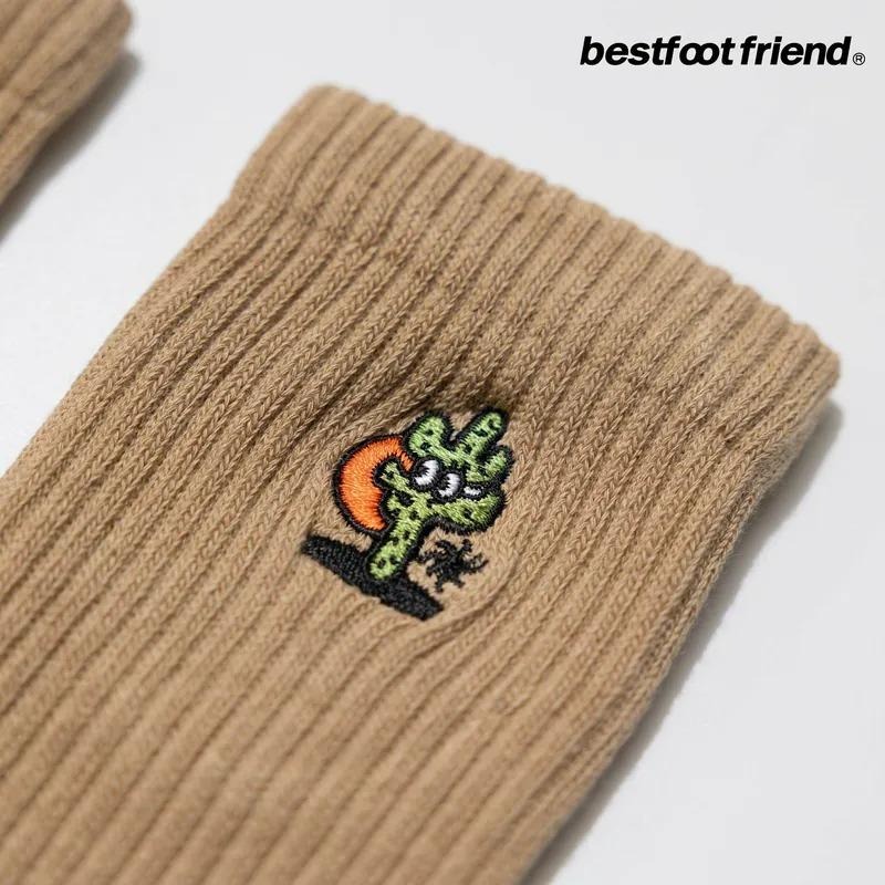 BEST FOOT FRIEND /BFF襪 CA CACTUS 仙人掌 刺繡長襪【PS中壢】-細節圖7