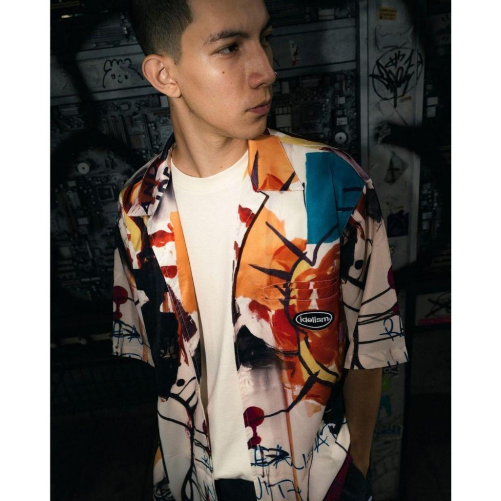 idealism IDE Graffiti Shirt White 短袖 襯衫 塗鴉  店內價 【PS中壢】-細節圖2