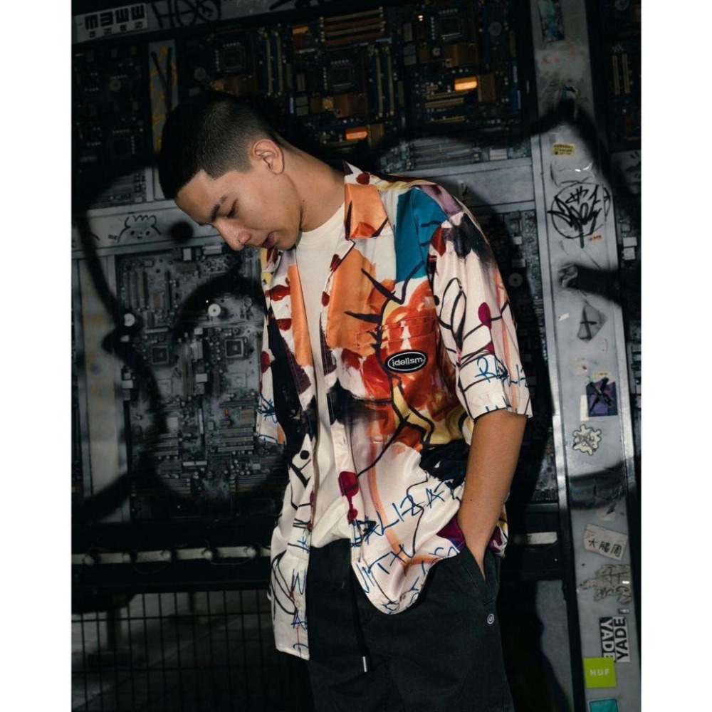 idealism IDE Graffiti Shirt White 短袖 襯衫 塗鴉  店內價 【PS中壢】-細節圖3