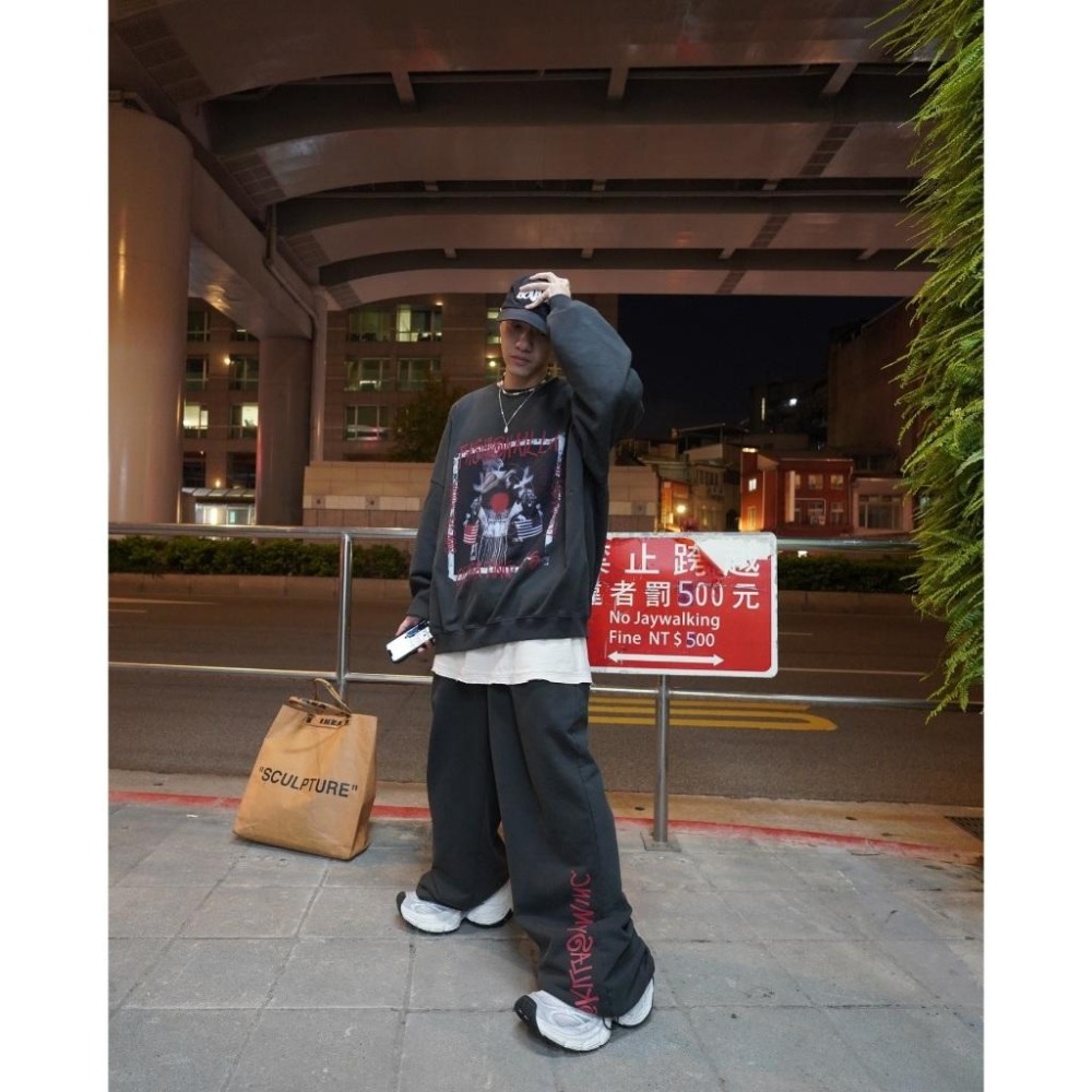 KILLASYSTEM  小破壞塗鴉棉長褲 店內價 【PS中壢】-細節圖5