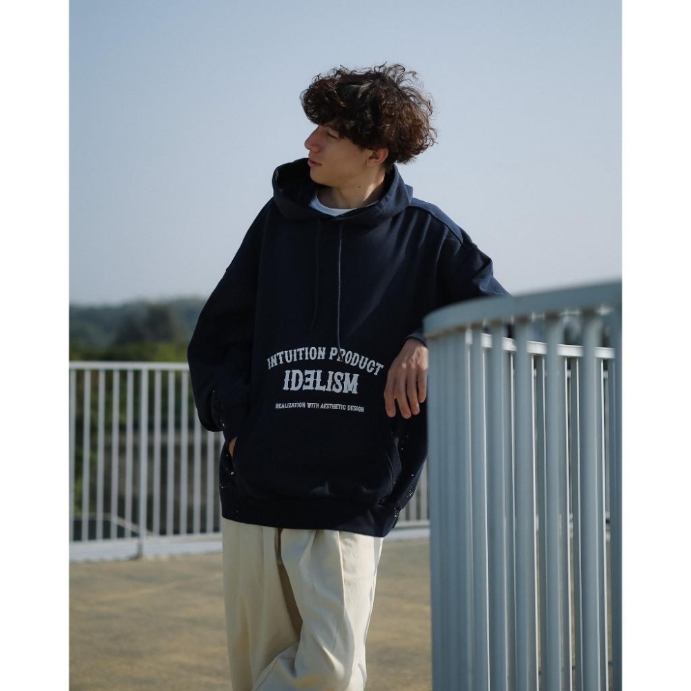 Idealism IDE Splatter Hoodie23 潑漆 連帽 衛衣 帽T  店內價 【PS中壢】-細節圖2