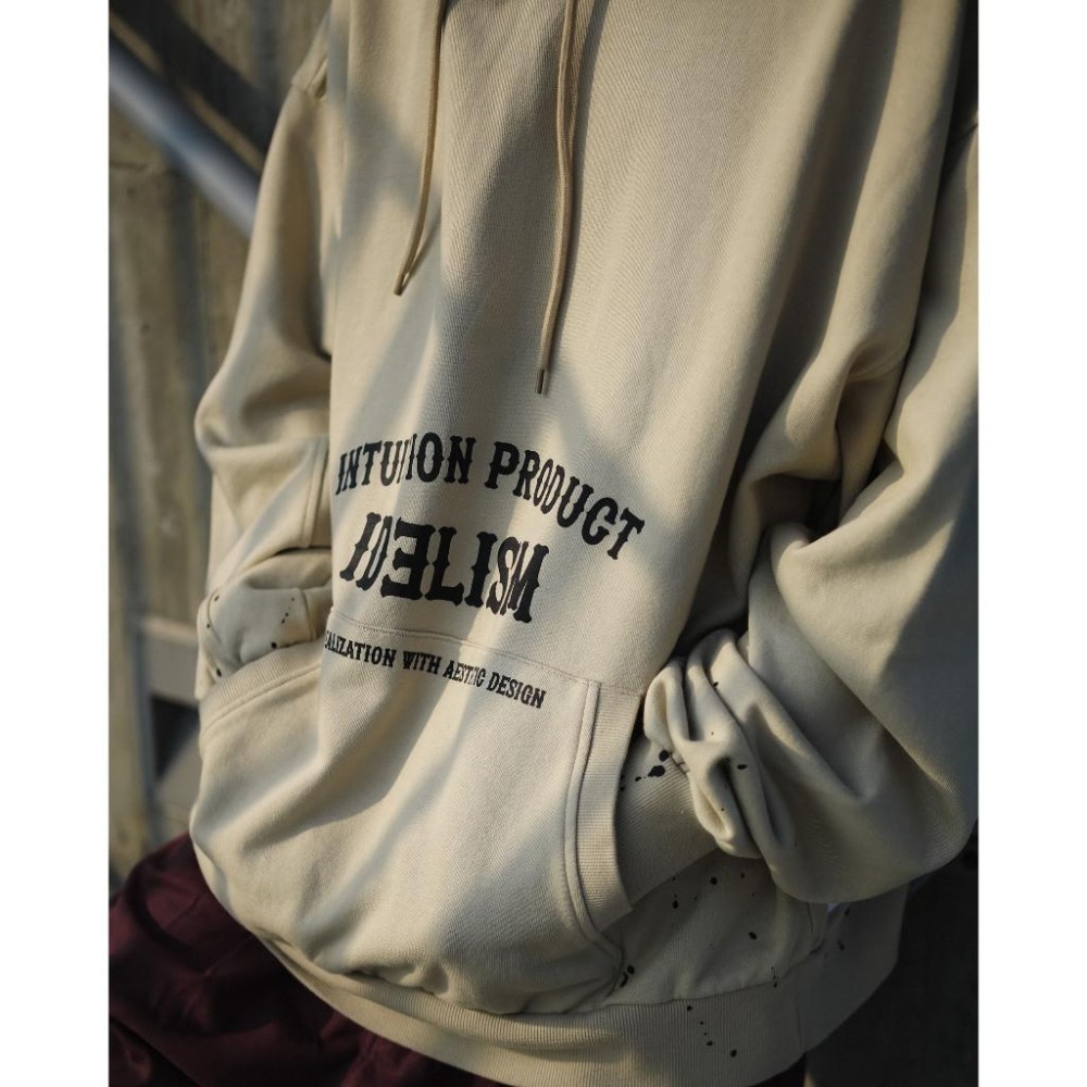 Idealism IDE Splatter Hoodie23 潑漆 連帽 衛衣 帽T  店內價 【PS中壢】-細節圖4