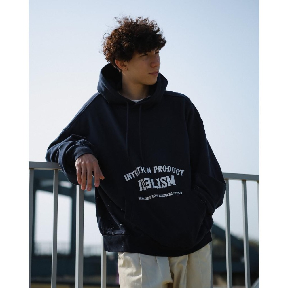Idealism IDE Splatter Hoodie23 潑漆 連帽 衛衣 帽T  店內價 【PS中壢】-細節圖5