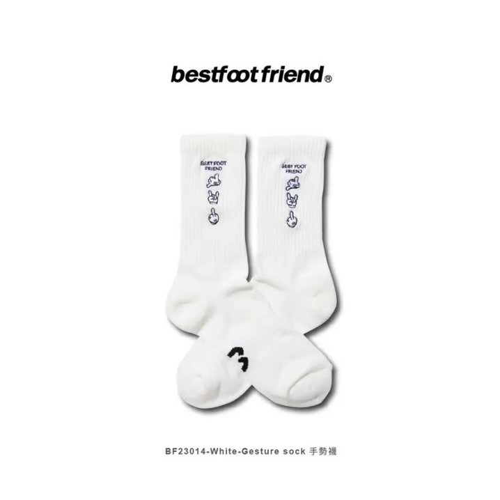 BEST FOOT FRIEND /BFF襪 Gesture sock手勢襪 長襪 【PS中壢】-規格圖6