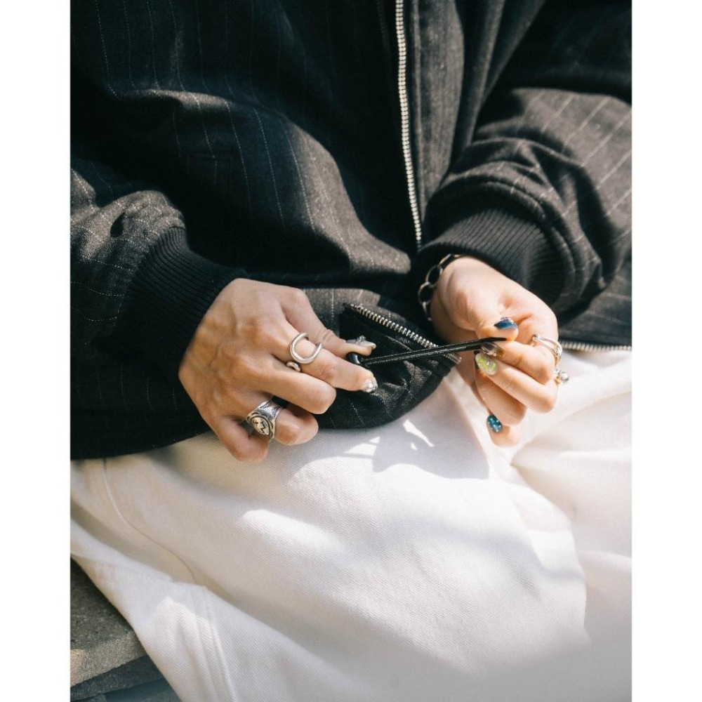 ORDINARY CHALK STRIPE STADIUM JACKET 直紋羊毛棒球外套 店內價 【PS中壢】-細節圖9