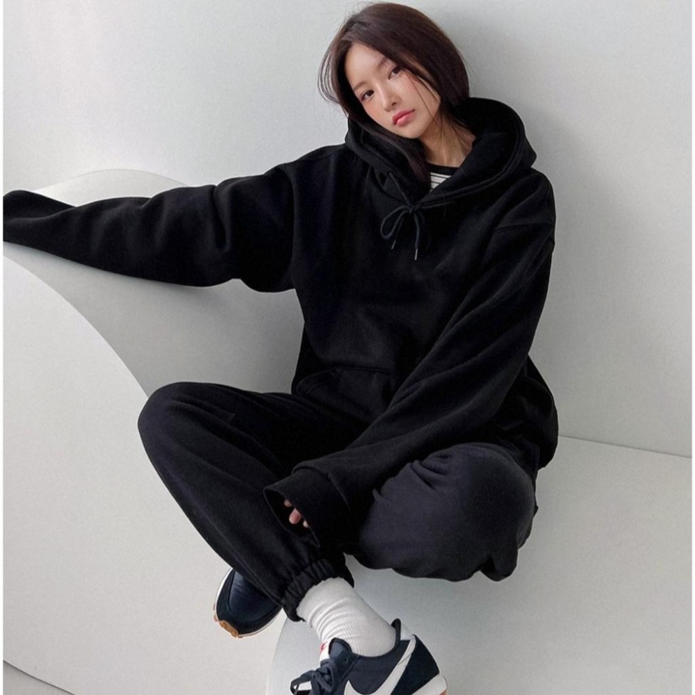 韓國 KNOCK KNOCK 素色 帽T【PS中壢】-細節圖7