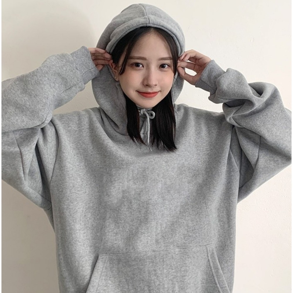 韓國 KNOCK KNOCK 素色 帽T【PS中壢】-規格圖8