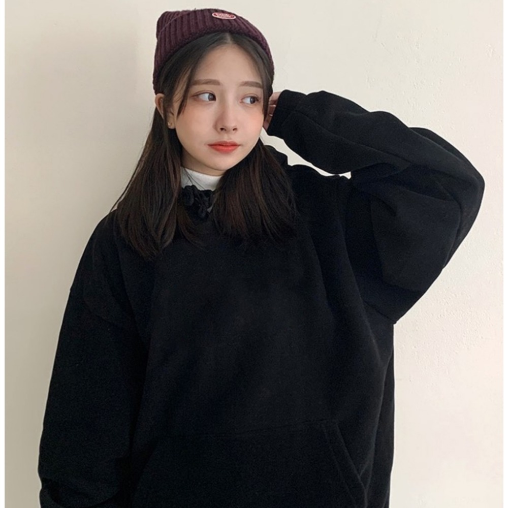 韓國 KNOCK KNOCK 素色 帽T【PS中壢】-規格圖8