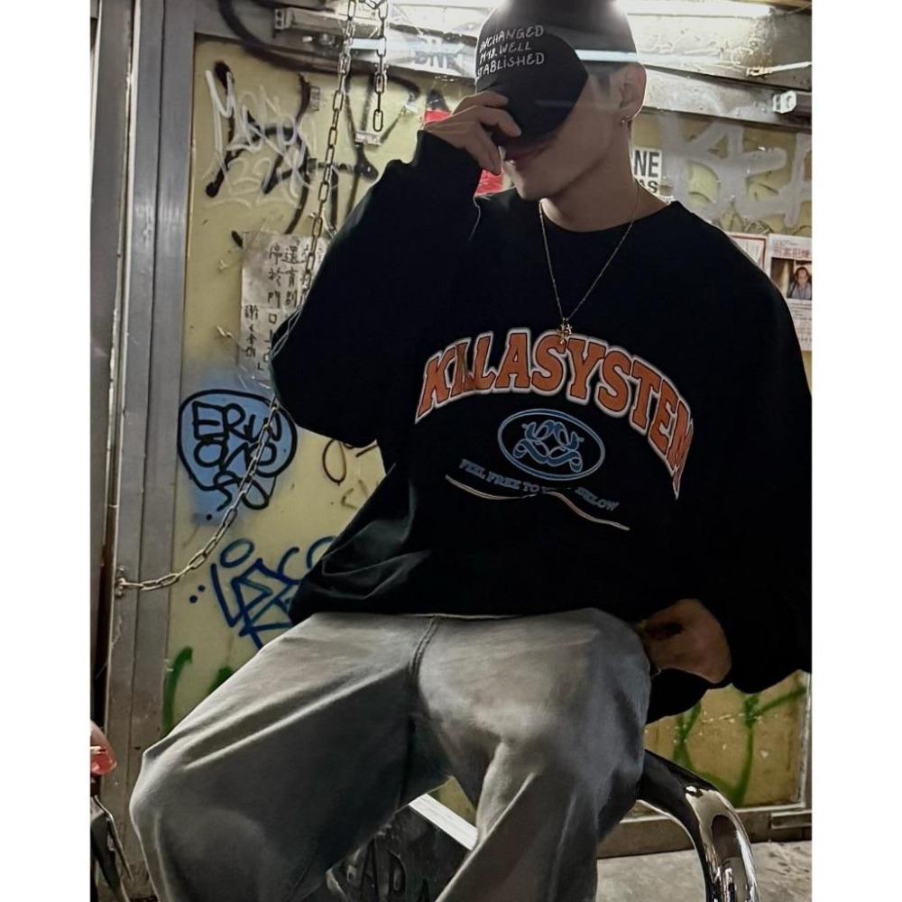 KILLASYSTEM 24F/W VINTAGE SWEATER 大學T 長袖 長T 店內價 【PS中壢】-細節圖3