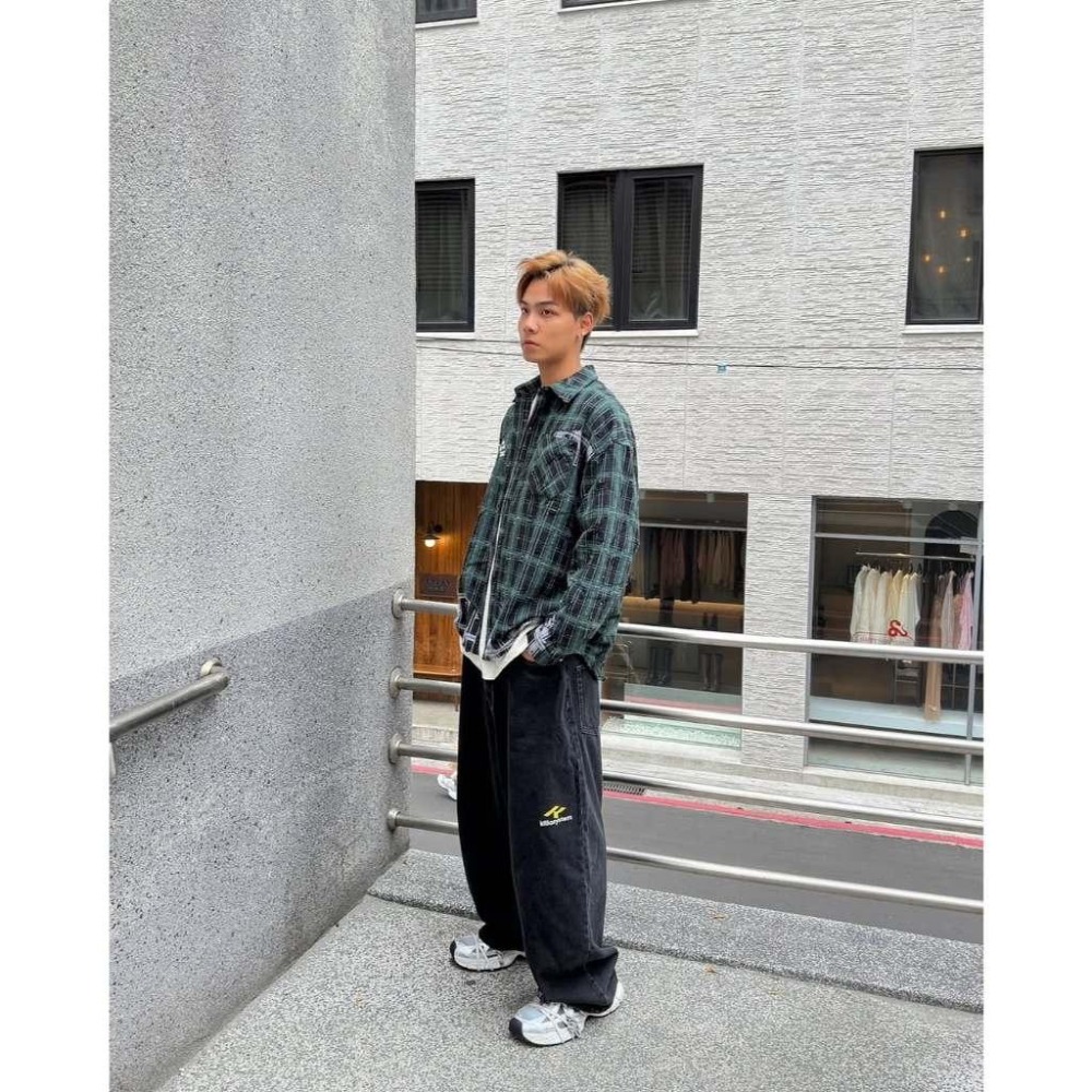 KILLASYSTEM Washed Baggy Denim 水洗直筒寬褲 牛仔褲 長褲  店內價 【PS中壢】-細節圖5
