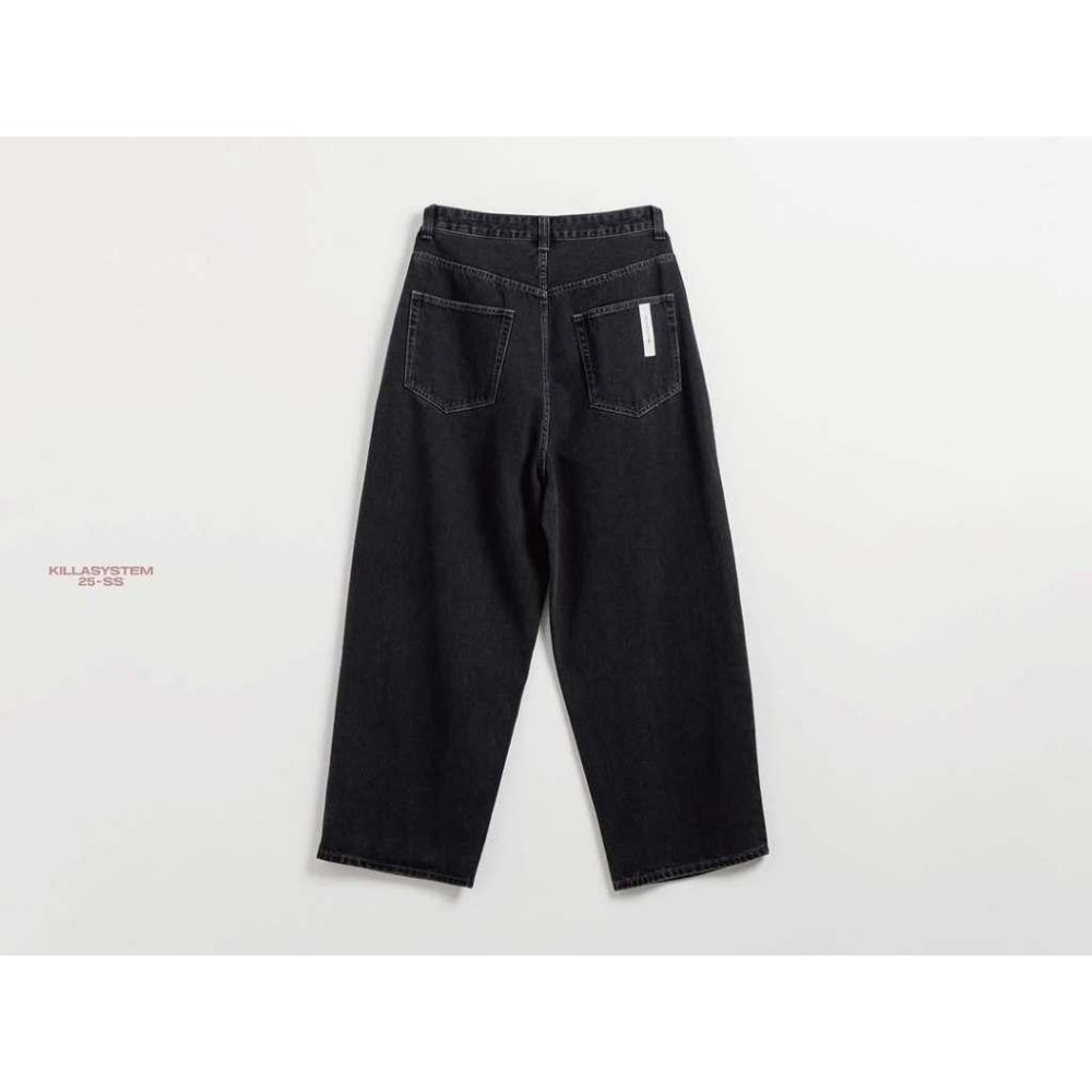 KILLASYSTEM Washed Baggy Denim 水洗直筒寬褲 牛仔褲 長褲  店內價 【PS中壢】-細節圖8