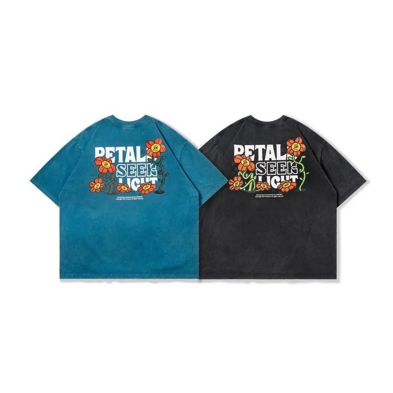 ORDINARY FLOWERS PIGMENT DYE TEE 水洗趣味花朵短TEE  店內價 【PS中壢】-細節圖2