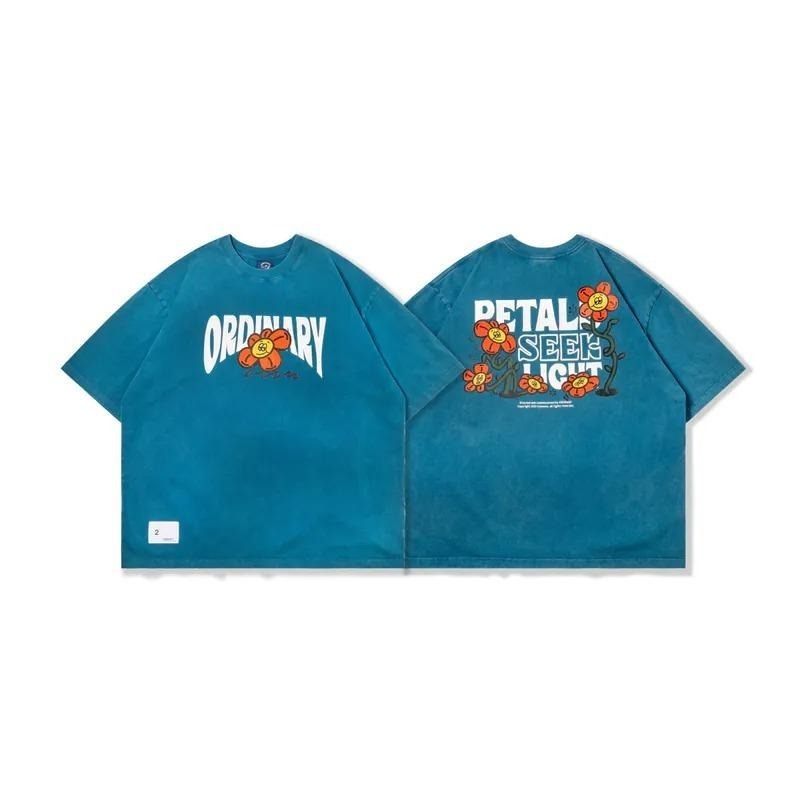 ORDINARY FLOWERS PIGMENT DYE TEE 水洗趣味花朵短TEE  店內價 【PS中壢】-細節圖4