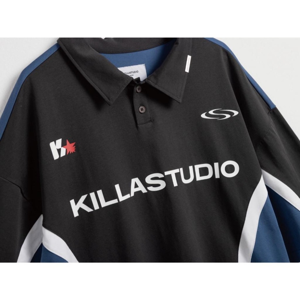 KILLASYSTEM 25S/S 拼接 POLO領 短袖 球衣  店內價 【PS中壢】-細節圖8