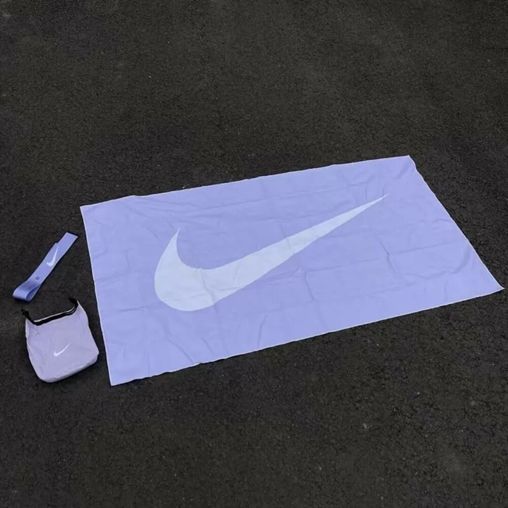 NIKE 運動毛巾 瑜珈 皮拉提斯 網球 排球 籃球 速乾巾 掛袋 收納袋 ST010-500A【PS中壢】-規格圖5