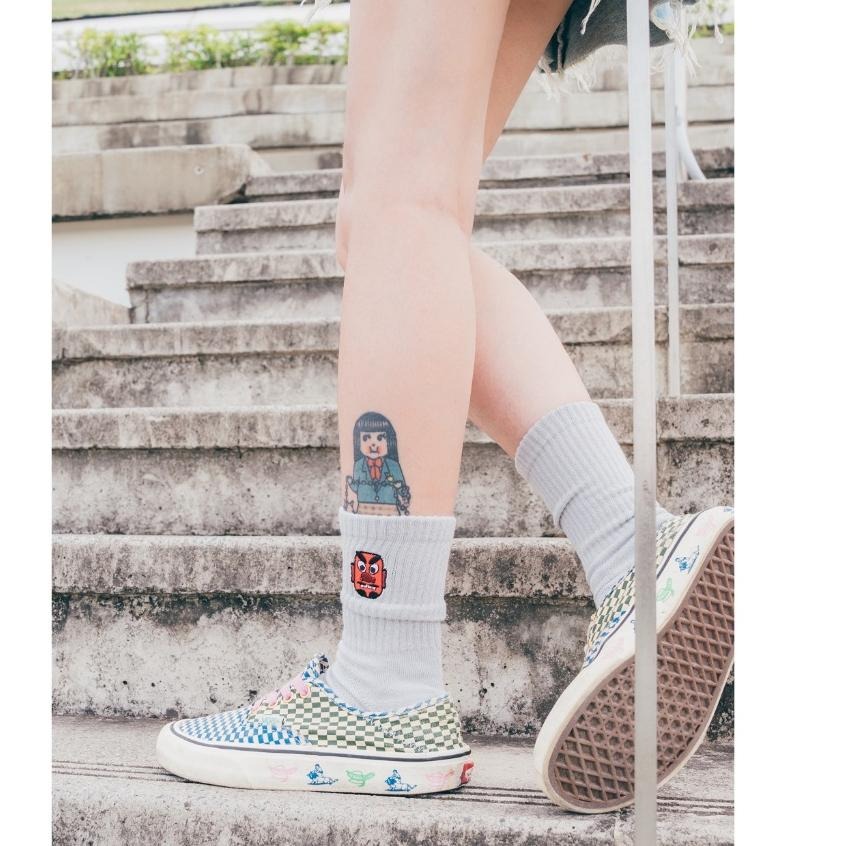 BEST FOOT FRIEND / BFF襪 Tengu 天狗 刺繡長襪 【PS中壢】-細節圖4