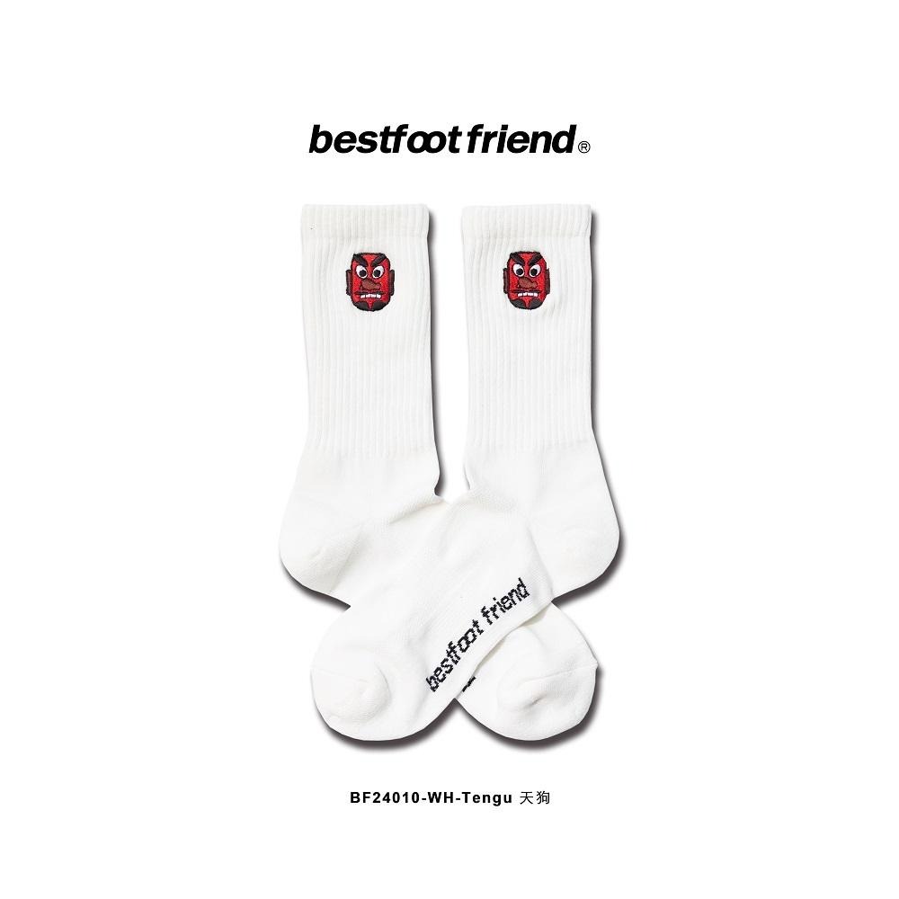BEST FOOT FRIEND / BFF襪 Tengu 天狗 刺繡長襪 【PS中壢】-細節圖9