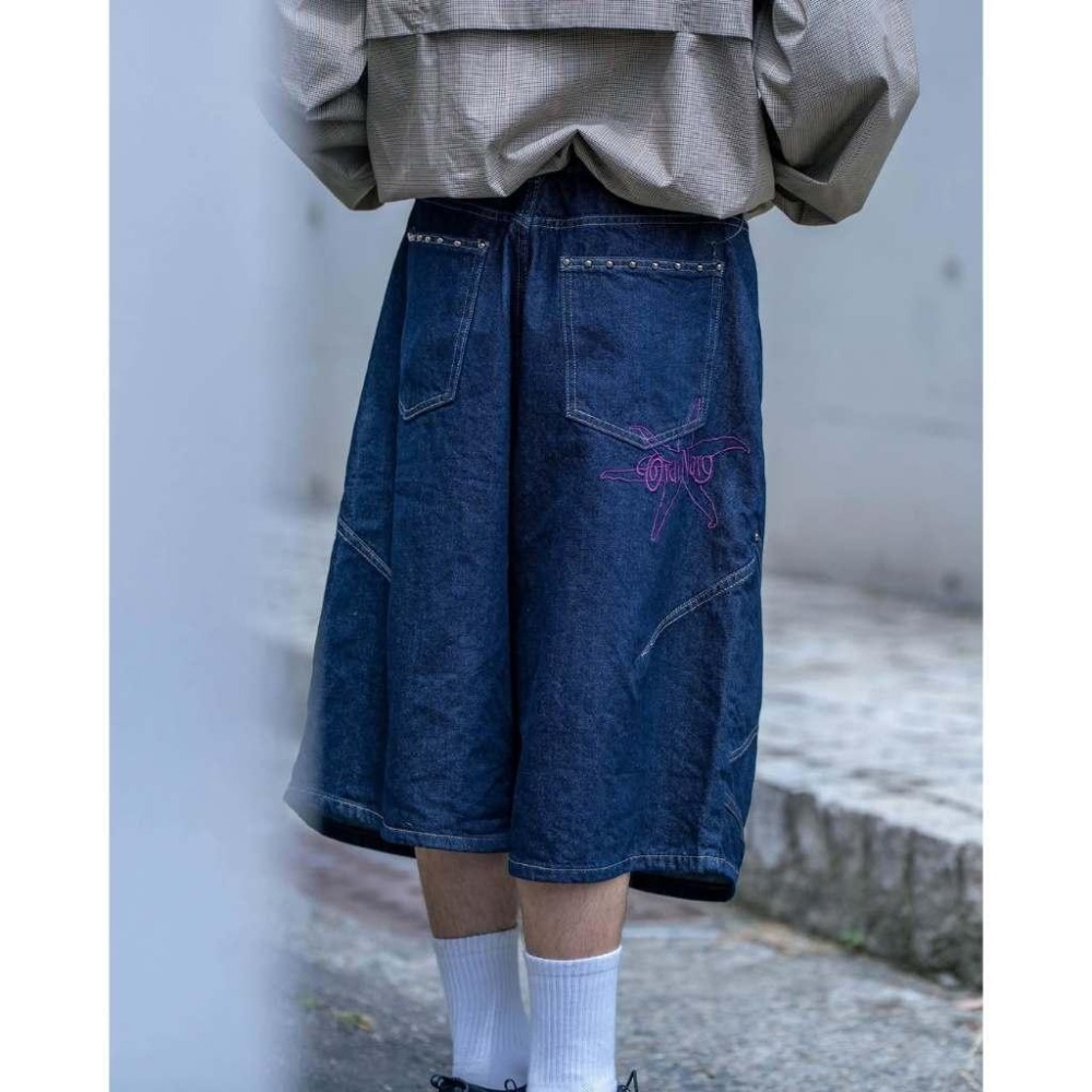 ORDINARY 25SS ARC-MORPH 3/4 DENIM 弧線海星七分丹寧褲  店內價 【PS中壢】-細節圖9
