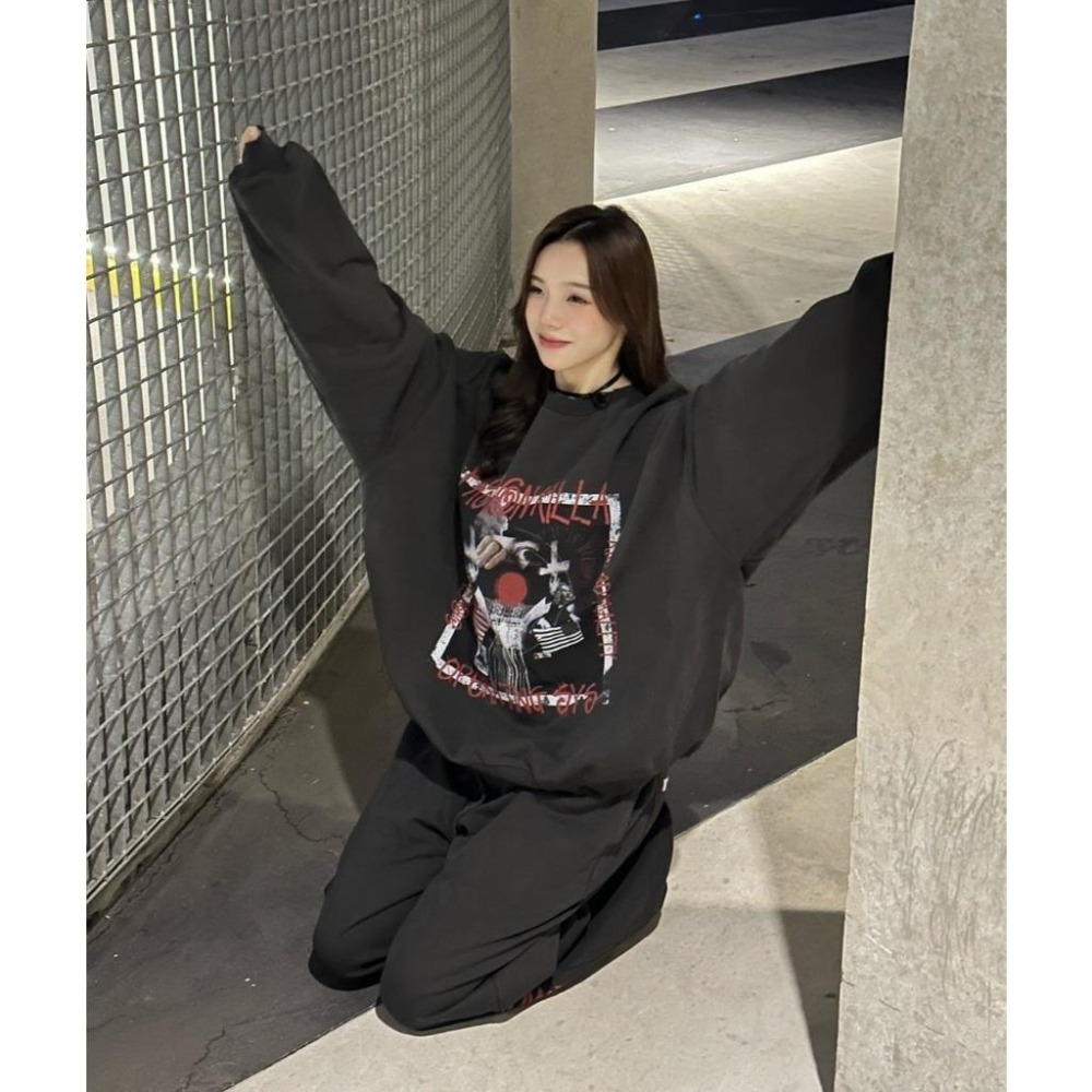 KILLASYSTEM  小破壞塗鴉 大學T 店內價 【PS中壢】-細節圖6