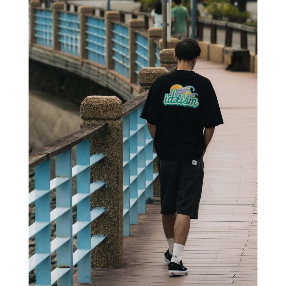 IDEALISM IDE Wave Tee 做舊 海浪 印花 短袖 短T  店內價 【PS中壢】-細節圖7