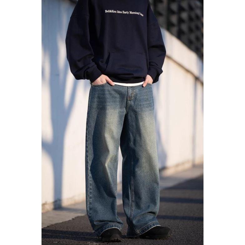 BELLKEN IDEA 重磅 水洗 直筒 寬鬆 廓形 牛仔褲 長褲 店內價 【PS中壢】-細節圖7