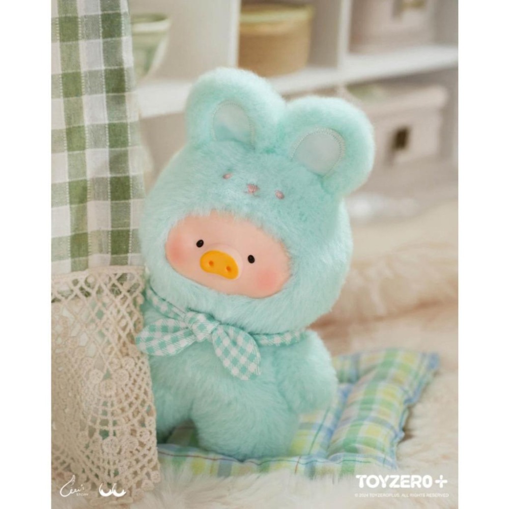 （現貨） TOYZEROPLUS 罐頭豬LuLu 一代 二代 美好時光系列膠臉毛絨掛件盲盒【PS中壢】LISA 同款-細節圖3