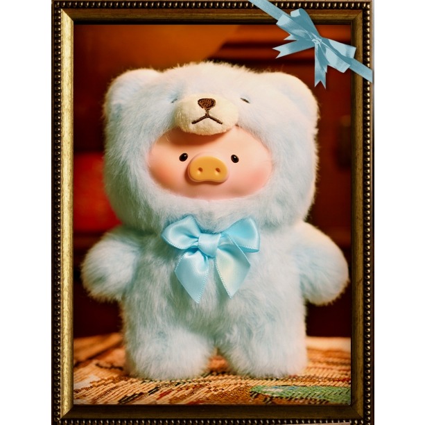 （現貨） TOYZEROPLUS 罐頭豬LuLu 一代 二代 美好時光系列膠臉毛絨掛件盲盒【PS中壢】LISA 同款-規格圖9