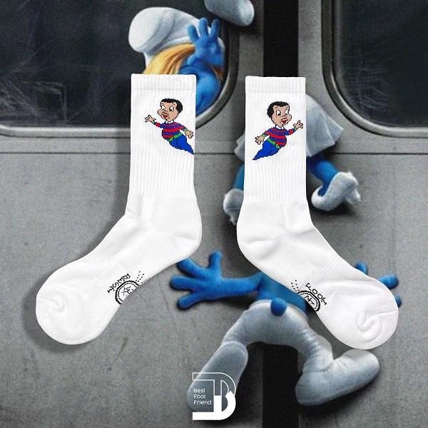 BEST FOOT FRIEND /BFF襪 長襪 保時捷 小精靈 長襪【PS中壢】綜合賣場-細節圖2