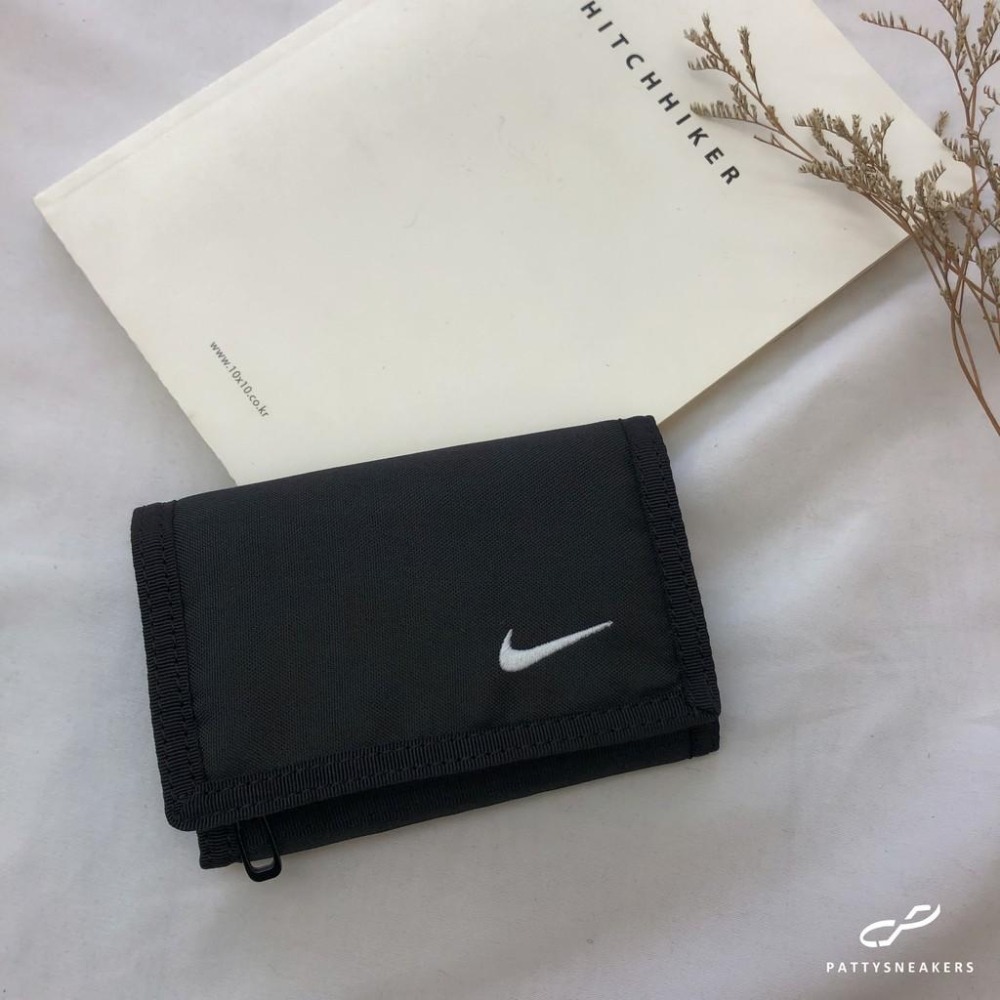 NIKE BASIC 三折式 錢包 小錢包 零錢包 短夾 皮夾  黑 AC2353-001 交換禮物【PS中壢】-細節圖5