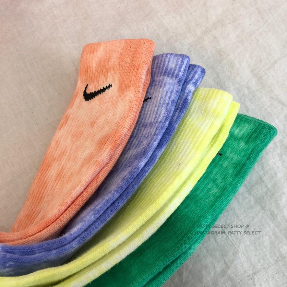 NIKE EVERYDAY PLUS CREW 渲染 水洗紮染 長襪 DM3407【PS中壢】-細節圖4