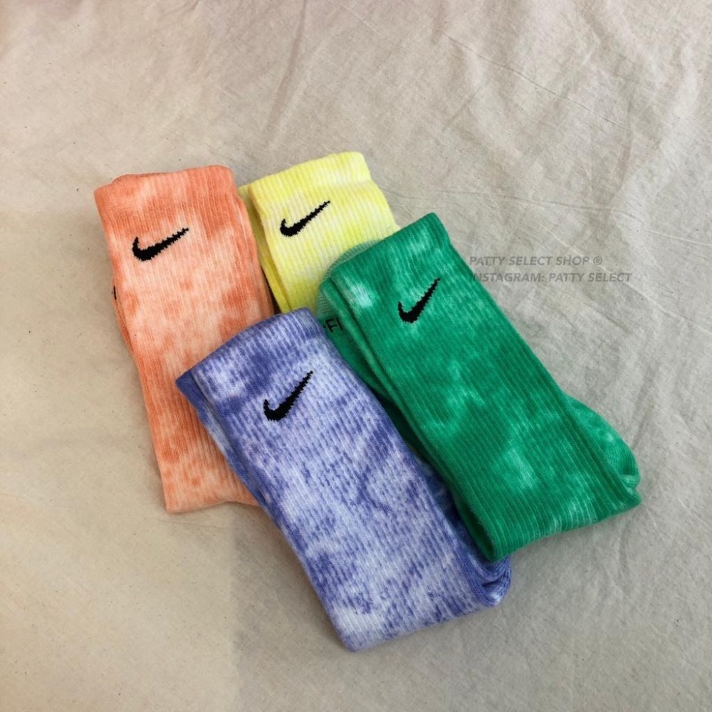 NIKE EVERYDAY PLUS CREW 渲染 水洗紮染 長襪 DM3407【PS中壢】-細節圖5
