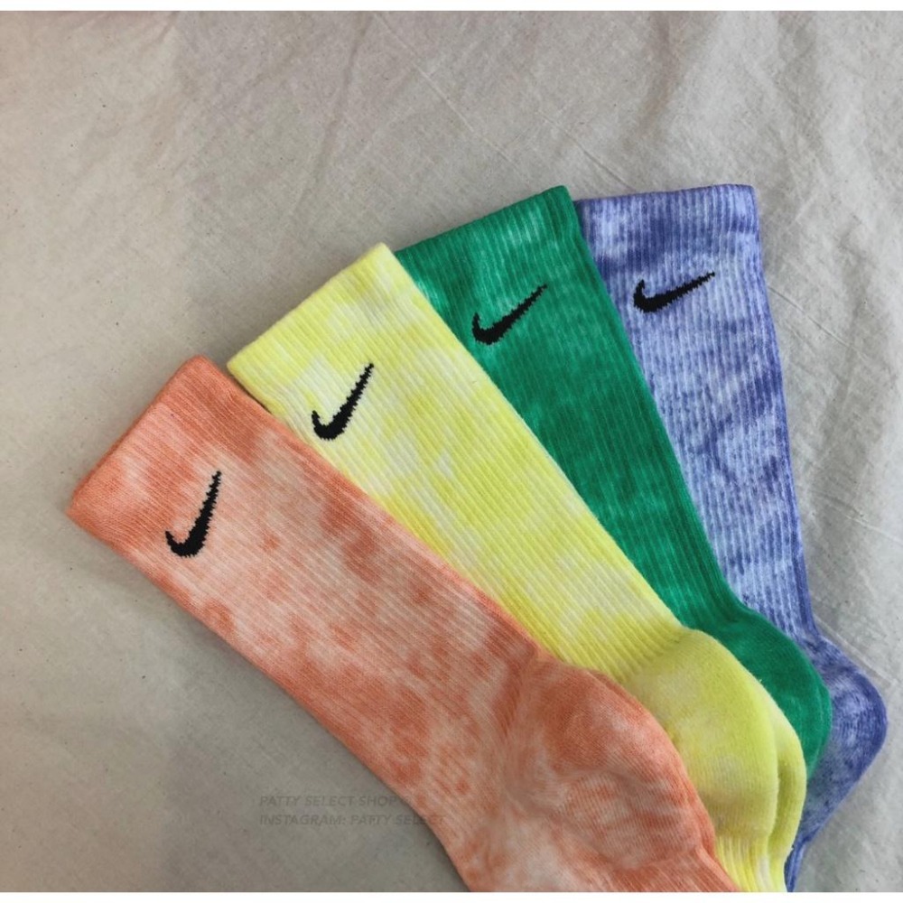 NIKE EVERYDAY PLUS CREW 渲染 水洗紮染 長襪 DM3407【PS中壢】-細節圖7