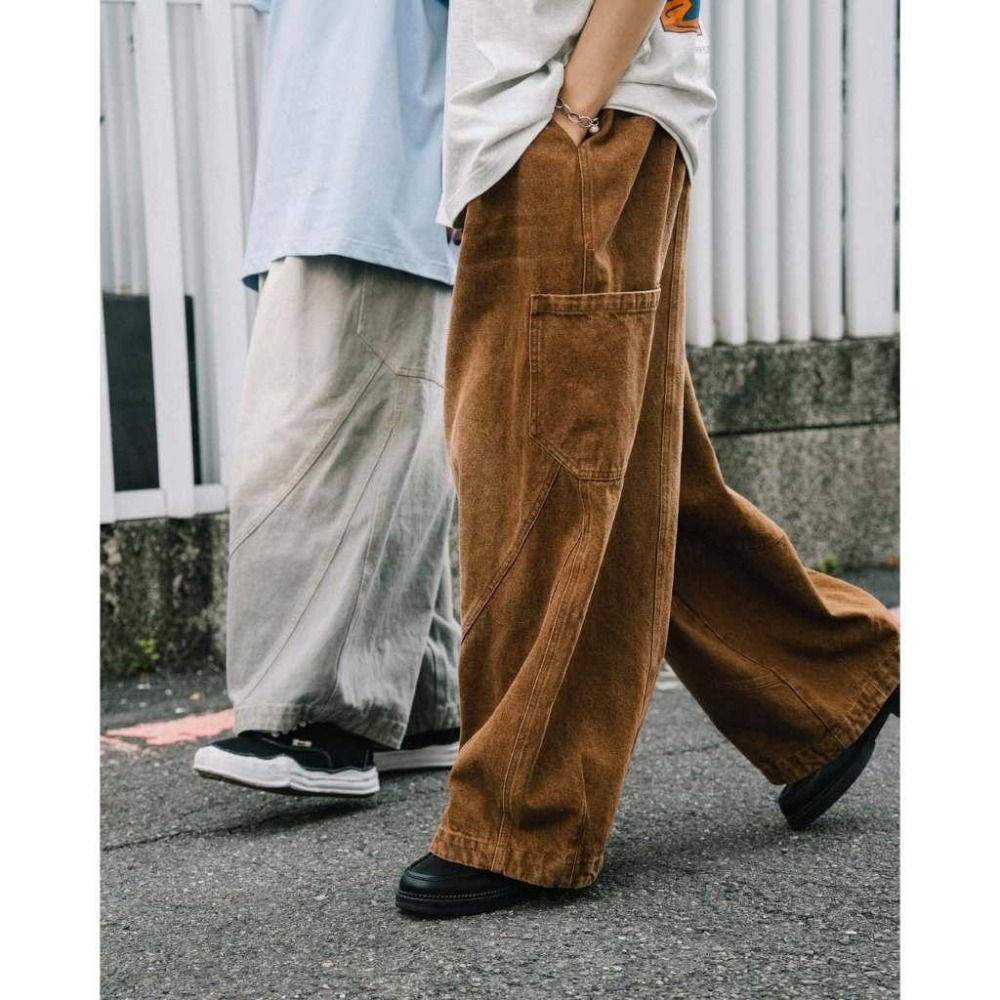 ORDINARY 25SS PANEL VAULT TROUSERS 幾何線條口袋燈籠褲 店內價 【PS中壢】-細節圖3
