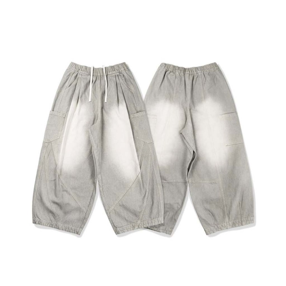 ORDINARY 25SS PANEL VAULT TROUSERS 幾何線條口袋燈籠褲 店內價 【PS中壢】-規格圖9